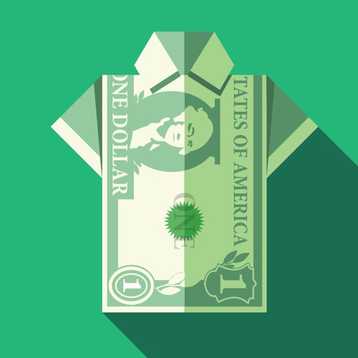 Dollar Bill Origami Icon