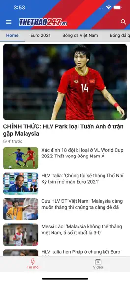 Game screenshot thethao247.vn - Thể Thao 247 mod apk