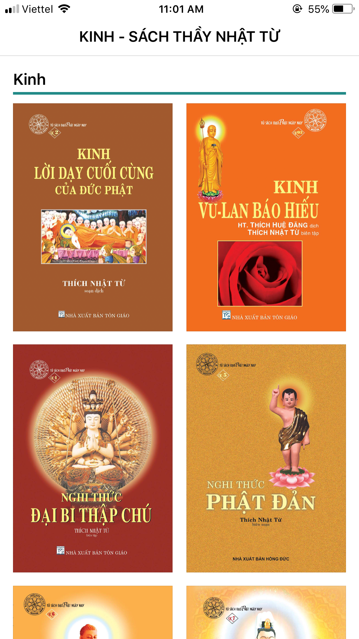 Kinh sách thầy Thích Nhật Từ