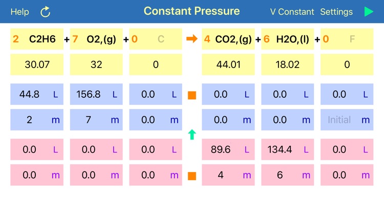 Stoichiometry Gas Phase screenshot-3