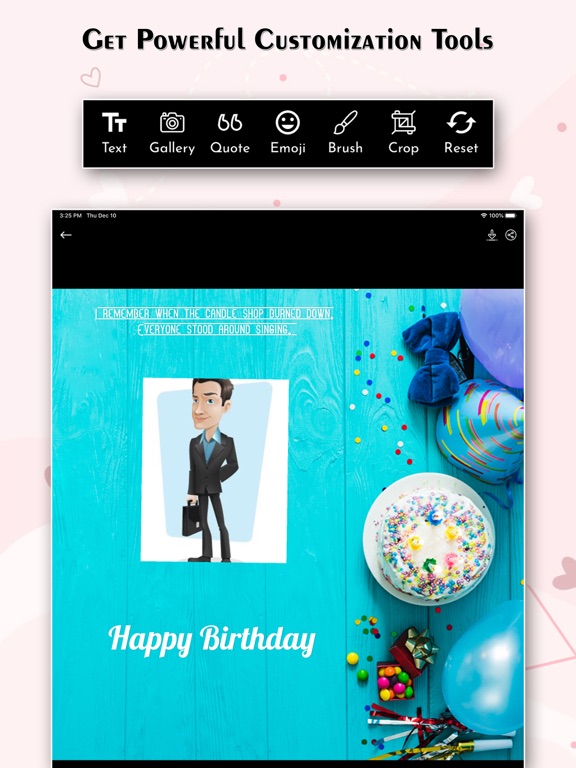Screenshot #6 pour Create Greeting & Wishes Image