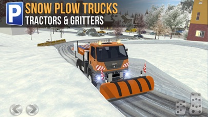 Ski Resort Parking Sim Ice Road Snow Plow Trucker screenshot 2