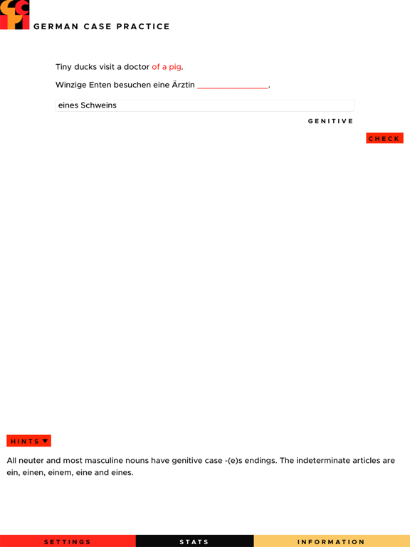Screenshot #5 pour German Case Practice