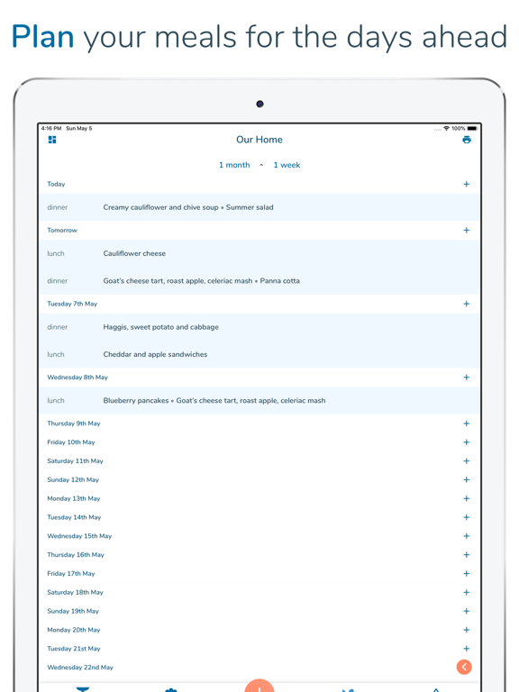 MealsUp iPad screenshot 2 - Food & Drink app