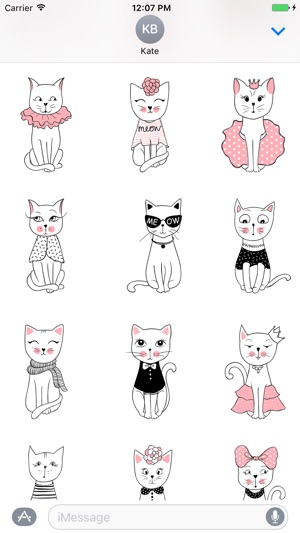 Cat, Bear and Fox Stickers(圖1)-速報App