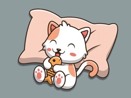 Cute Home Cat Stickers