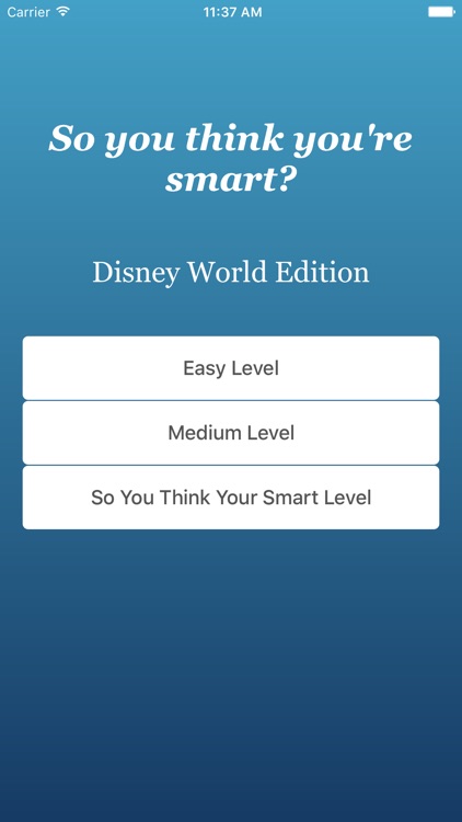 Your Smart - Disney World Game