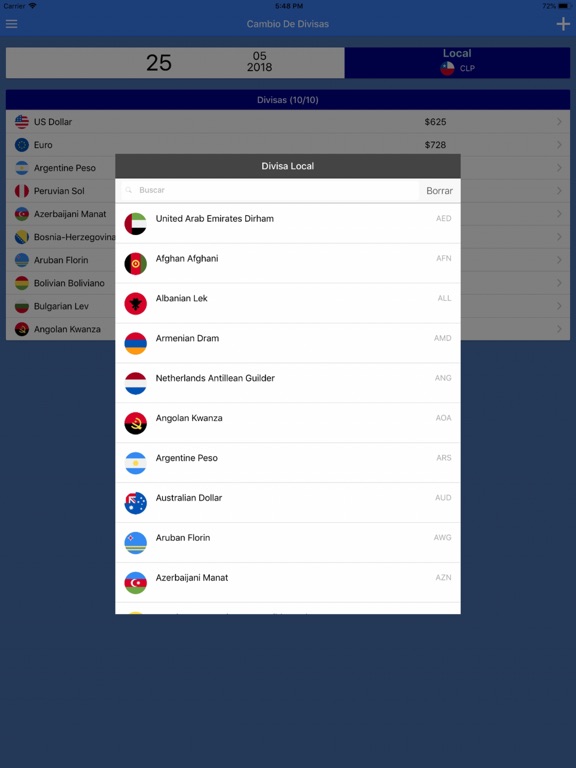 Screenshot #6 pour Cambio De Divisas Lite