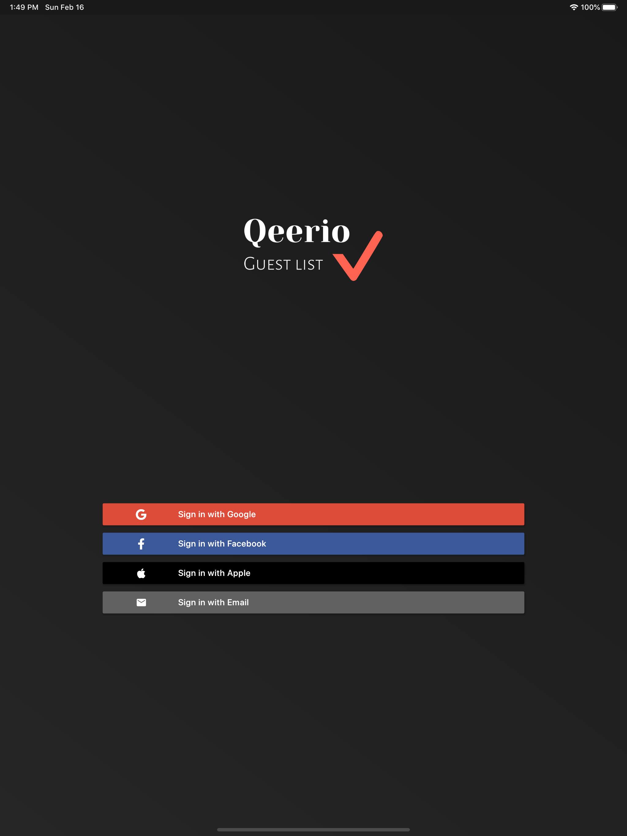 Qeerio: Guestlist