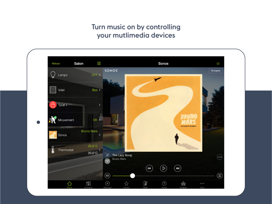 Lifedomus iPad screenshot 2 - Lifestyle app