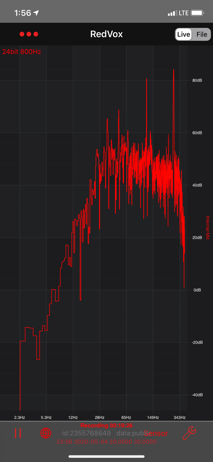 Infrasound Recorder screenshot 6