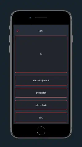 Game screenshot Numbers in Albanian language apk
