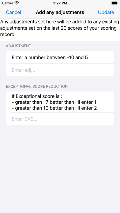 Golf Handicap Companion Screenshot