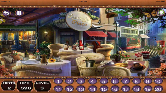 Hidden Numbers 4 in 1 Game