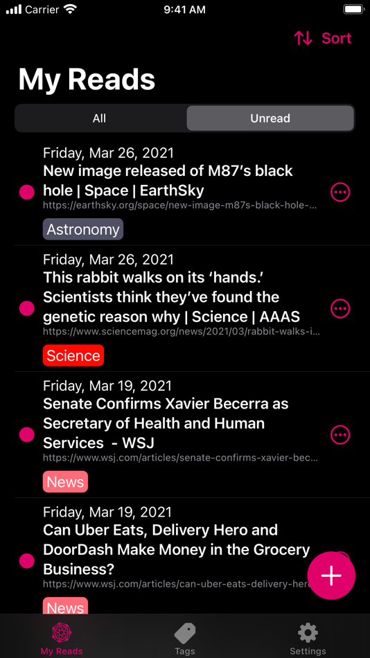 #6. My Reads (macOS) 由: Bean's Bytes, LLC