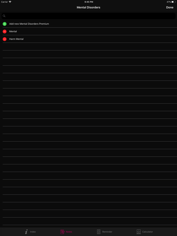 Mental Disorders Premium iPad screenshot