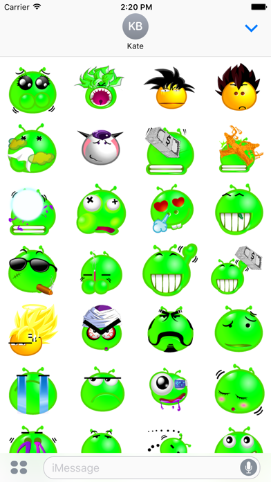 Screenshot #2 pour Namek Stickers