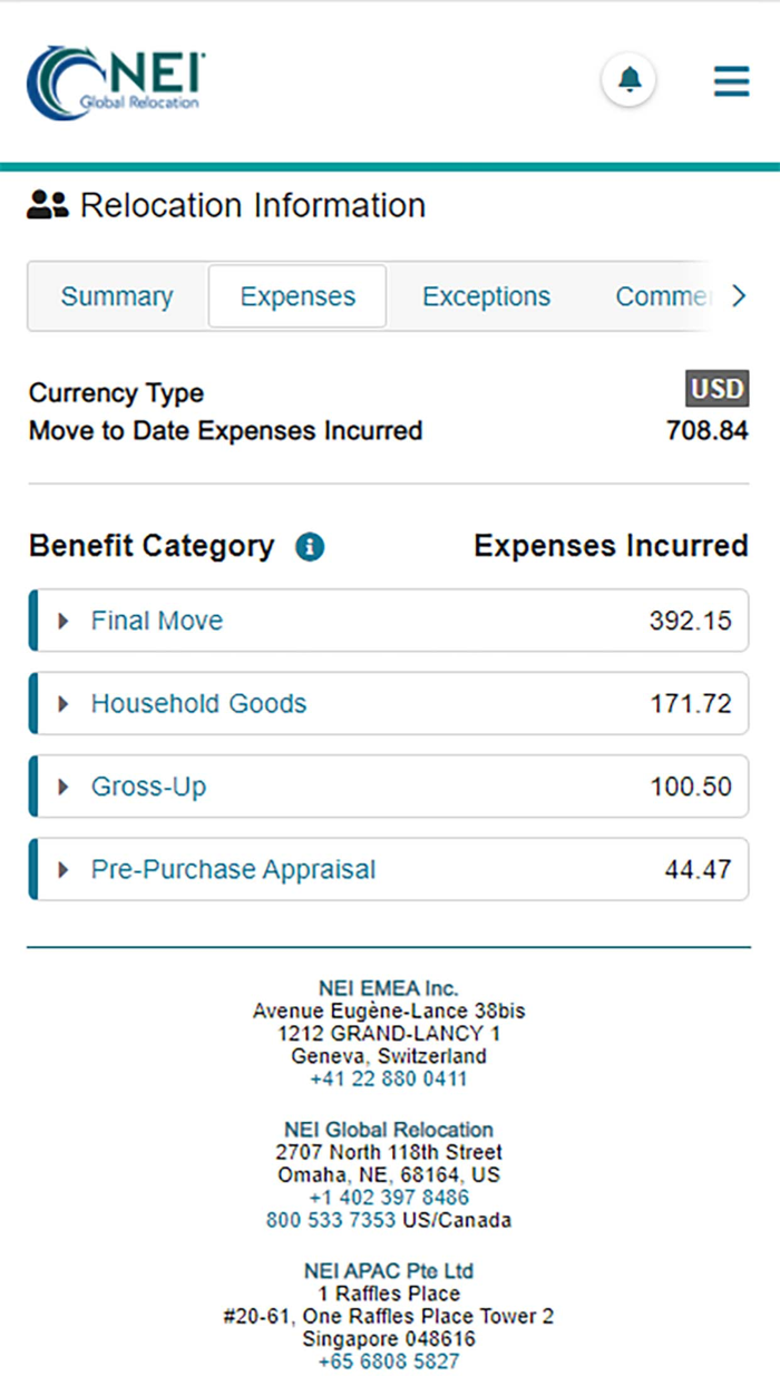 NEI Go Mobile For Clients