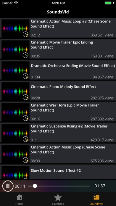 Sound Effects HD: Sounds&Audio Screenshot