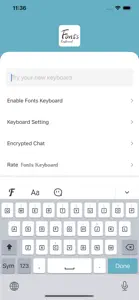 Fonts Keyboard screenshot #6 for iPhone