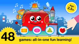 kindergarten learning games! iphone screenshot 1