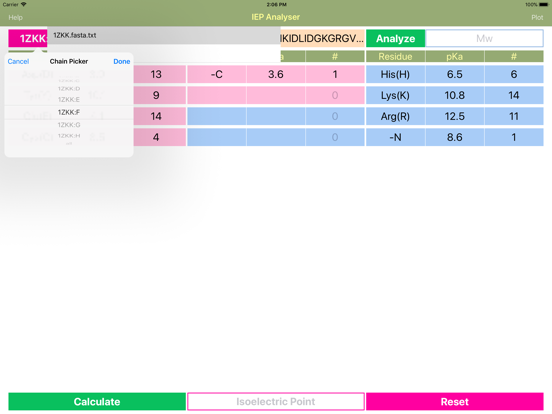Screenshot #6 pour Isoelectric Point