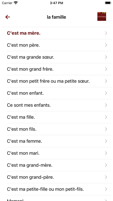 Screenshot #3 pour Conversation: cri de l'Est