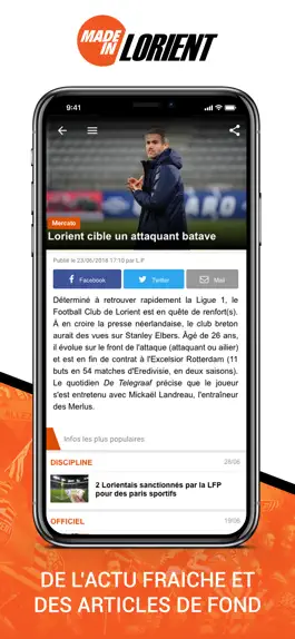 Game screenshot Foot Lorient apk