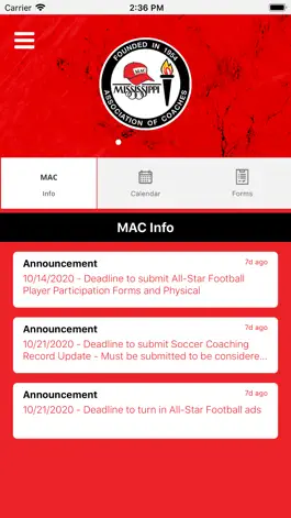 Game screenshot Mississippi Assoc. of Coaches mod apk