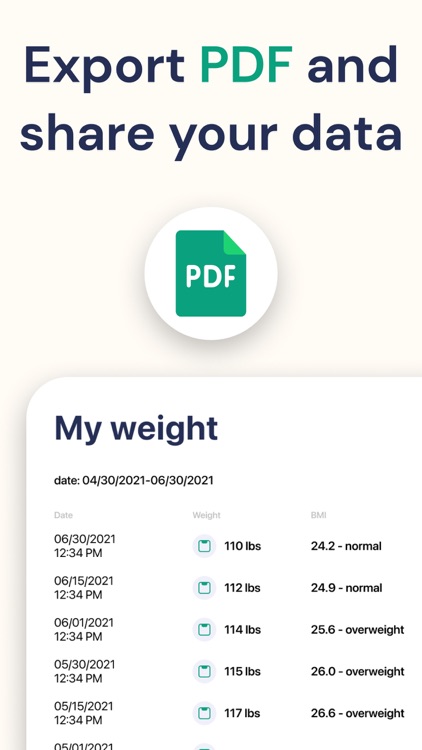 BMI Calculator Weight Tracker screenshot-6