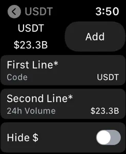 CryptoWatch - Complication screenshot #10 for Apple Watch