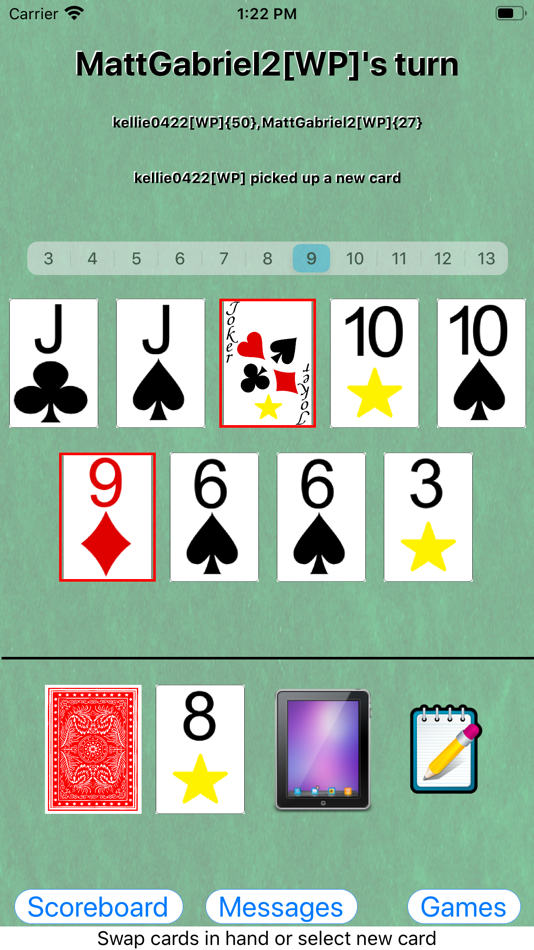 #5. Five Suits Connected (iOS) 由: Matt Gabriel