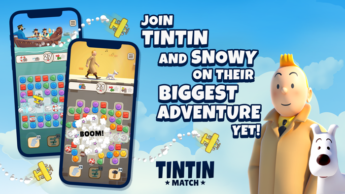 Tintin Match The Puzzle Game
