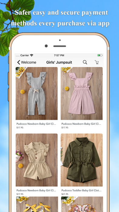 Fashion baby online shopping Screenshot