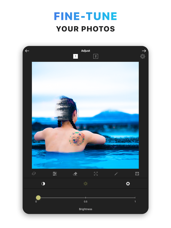 Blend Double Exposure Photo.s iPad screenshot 4 - Photo & Video app