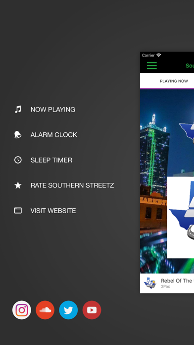 Screenshot #2 pour Southern Streetz Radio