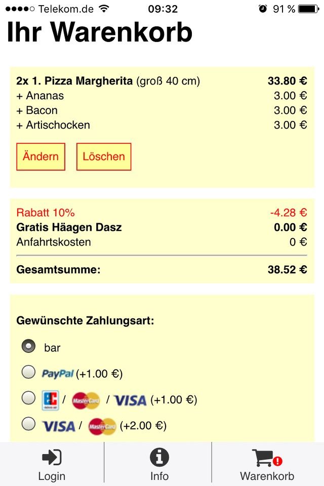 ePizza Online Shop screenshot 4