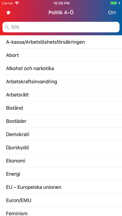 Screenshot #1 pour Politik A-Ö