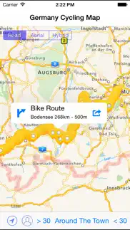 germany cycling map iphone screenshot 4