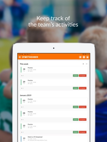 SportMember - Mobile team appのおすすめ画像1