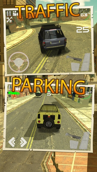 Jeep Traffic Parking Driving Screenshot