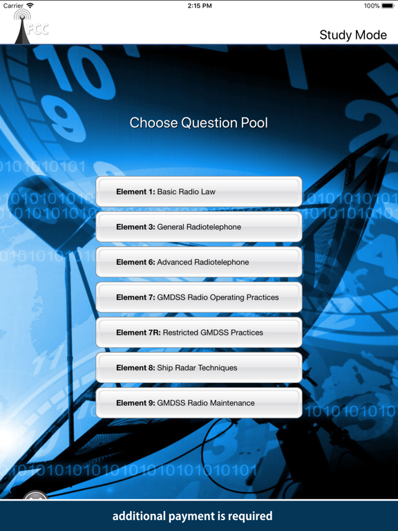 FCC Exams iPad screenshot 4 - Education app