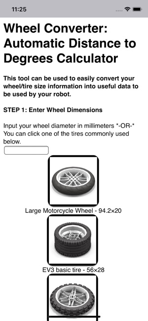 Wheel Converter for EV3