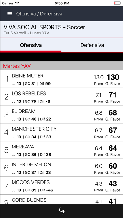 ViVA SOCIAL SPORTS Screenshot