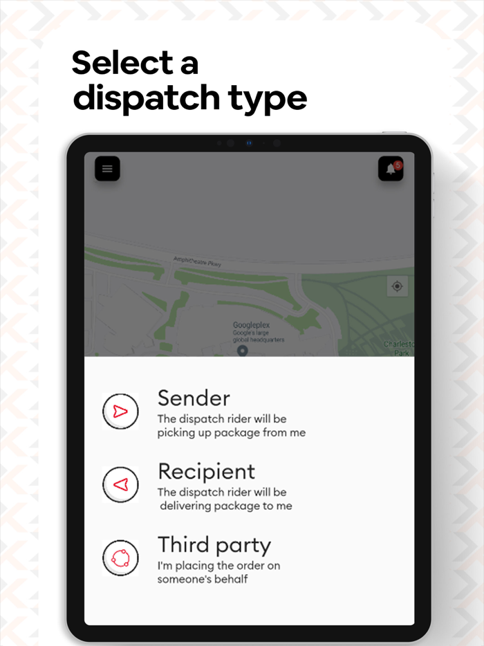 Couriax - Request  a dispatch
