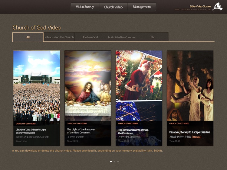 Church of God BibleVideoSurvey