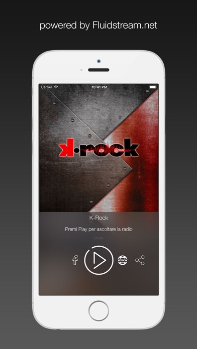 Screenshot #1 pour K-Rock Radio Station