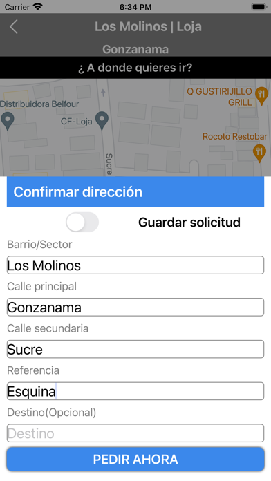 Screenshot #2 pour TSL Taxi Seguro Loja