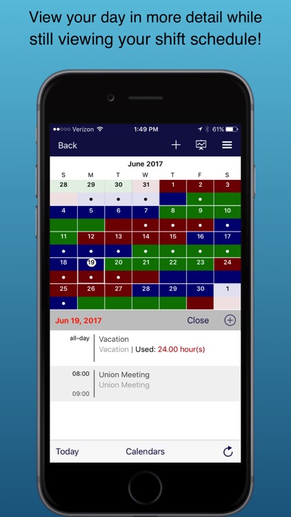 Spark - Shift Calendar