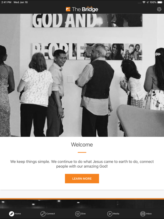 TheBridgeChurch.tv iPad screenshot 8 - Lifestyle app